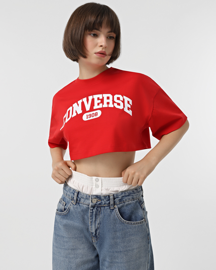 POLERA CONVERSE SPORTY CROPPED TEE - MAWI