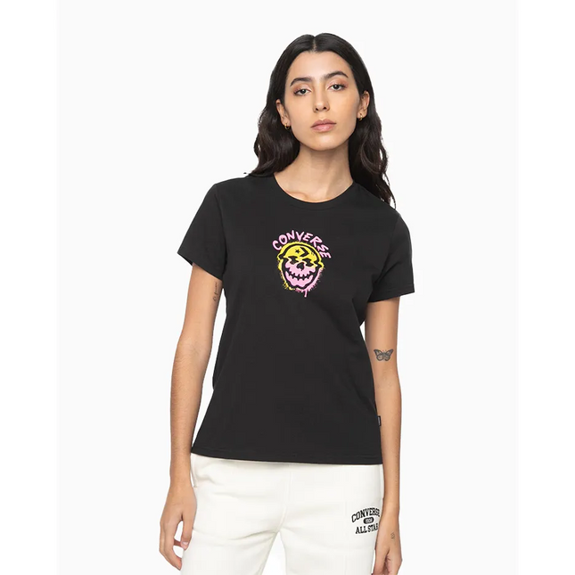 POLERA CONVERSE SPRAY PAINT SKULL TEE
