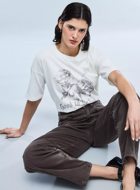 POLERA FOSTER BASICA CROP