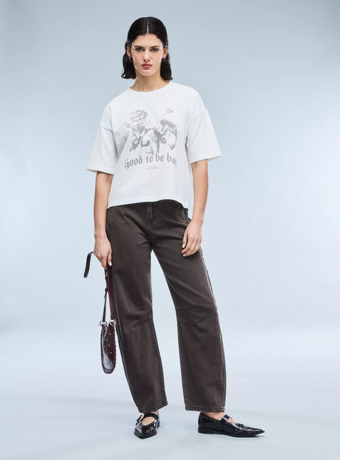 POLERA FOSTER BASICA CROP