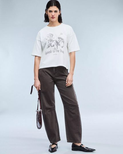 POLERA FOSTER BASICA CROP