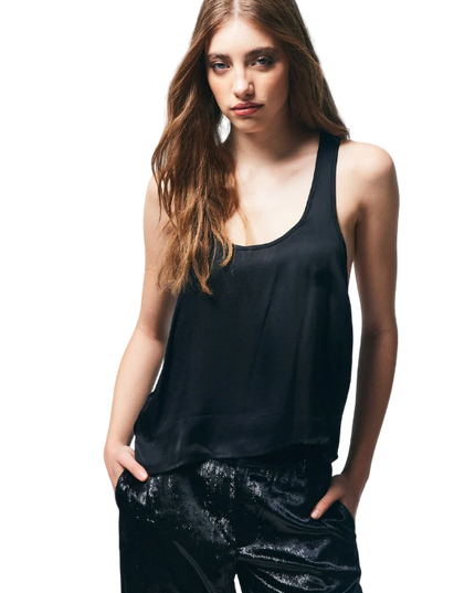 BLUSA FOSTER MUSCULOSA TERCIOPELO