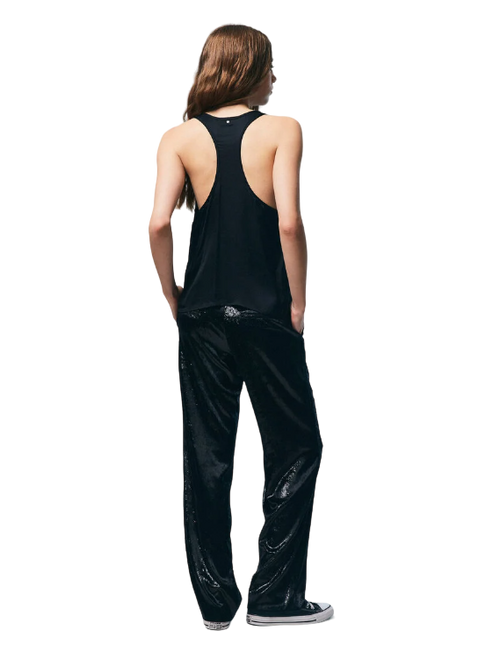 BLUSA FOSTER MUSCULOSA TERCIOPELO