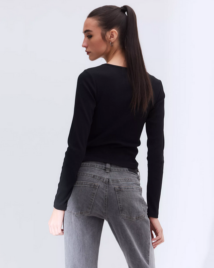 POLERA FOSTER BOTONES LATERALES - MAWI