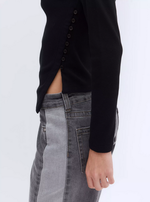 POLERA FOSTER BOTONES LATERALES