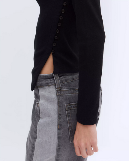 POLERA FOSTER BOTONES LATERALES - MAWI