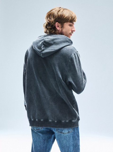 POLERON FOSTER HOODIE CANGURO LAVADO - MAWI