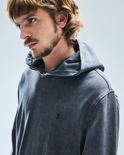 POLERON FOSTER HOODIE CANGURO LAVADO