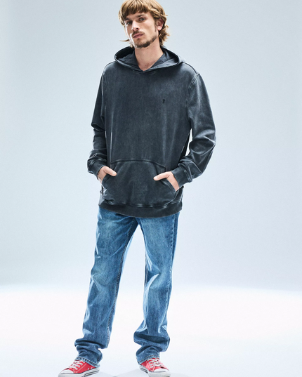 POLERON FOSTER HOODIE CANGURO LAVADO