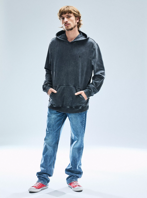 POLERON FOSTER HOODIE CANGURO LAVADO