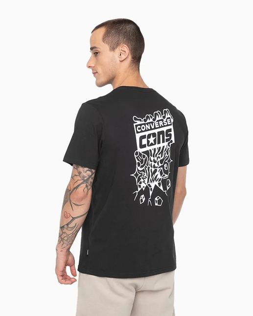POLERA CONVERSE CONS SKULL Y SHROM ART TEE