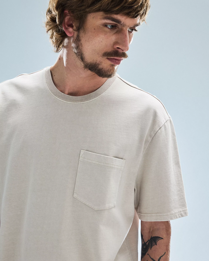 POLERA FOSTER CON BOLSILLO LAVADA - MAWI