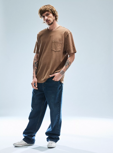 POLERA FOSTER CON BOLSILLO LAVADA