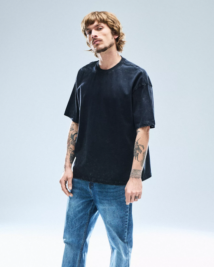 POLERA FOSTER CROP LAVADA