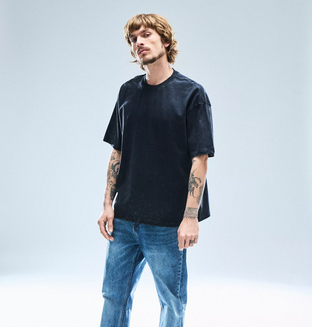 POLERA FOSTER CROP LAVADA