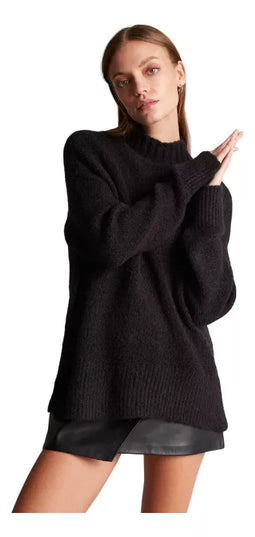 SWEATER FOSTER CUELLO ALTO CON LANA