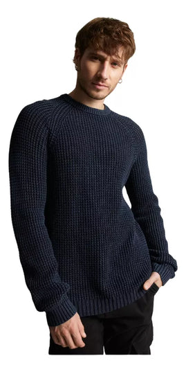 SWEATER FOSTER INTERIOR ESCOCES/LAVADO