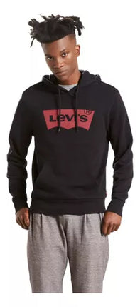 Polerón LEVI'S poleron levi's poly cavalry twill en color negro