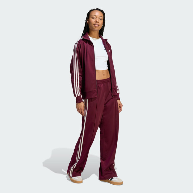 Polerón Adidas Originals Fb Tt Loos en color burdeos.