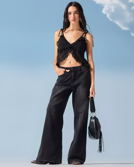 JEANS FOSTER WIDE LEG - MAWI
