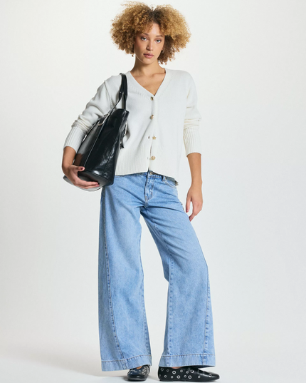JEANS FOSTER WIDE LEG - MAWI