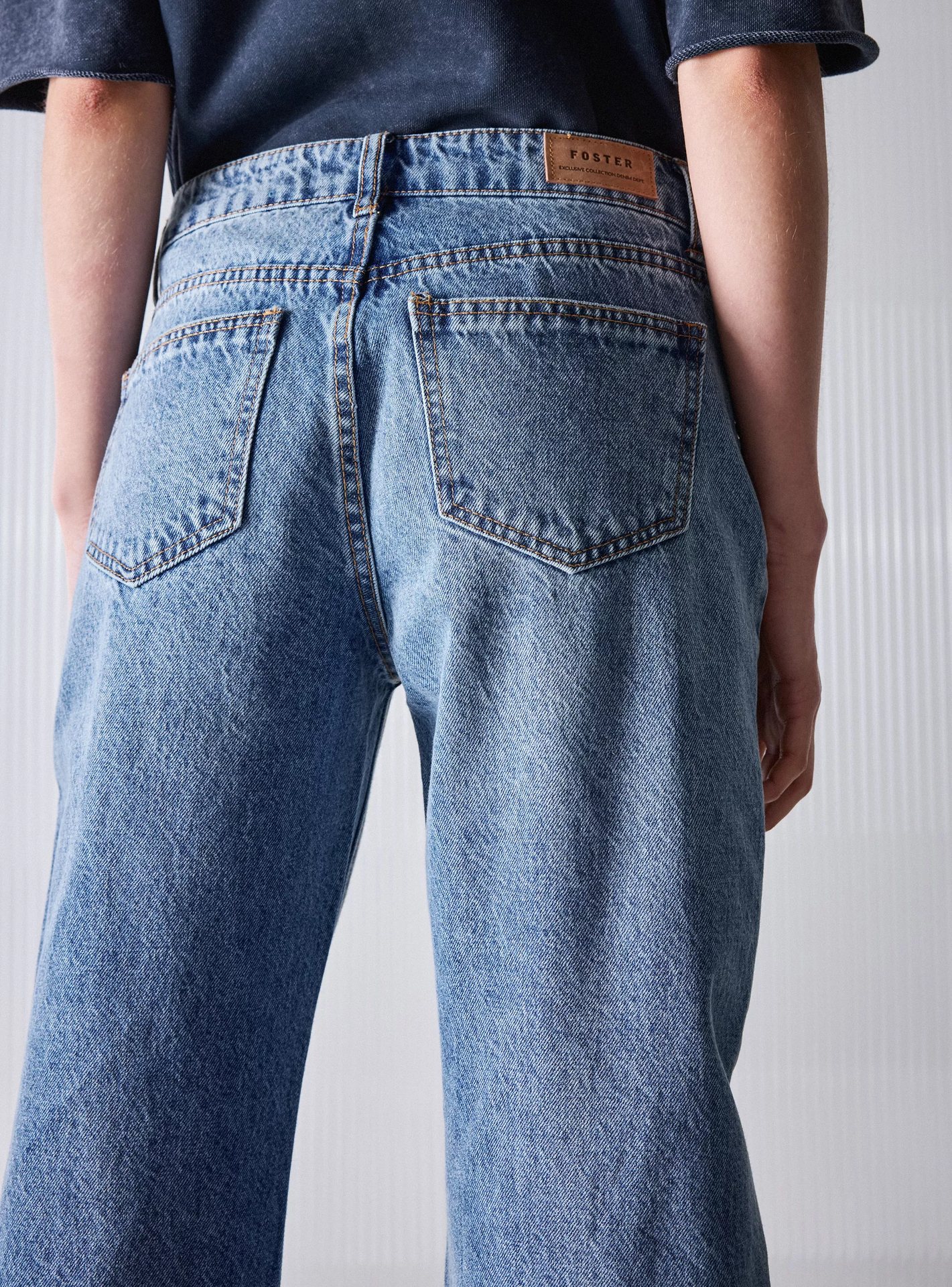 洋楽 BOTTOM LINE,MIDNIGHT FLYER,DAVID FOSTER JEANS FOSTER STRAIGHT AZUL MEDIO | FOSTER | Mawi.cl – BONZER