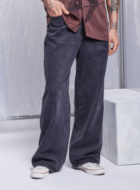 Accesorio FOSTER jeans foster super baggy en color gris oscur