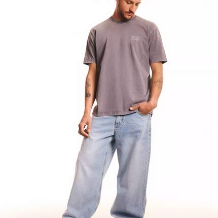 Jeans baggy de hombre Foster en color azul claro