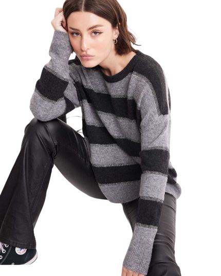 SWEATER FOSTER MODA RAYADO LUREX