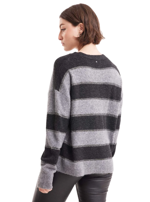 SWEATER FOSTER MODA RAYADO LUREX