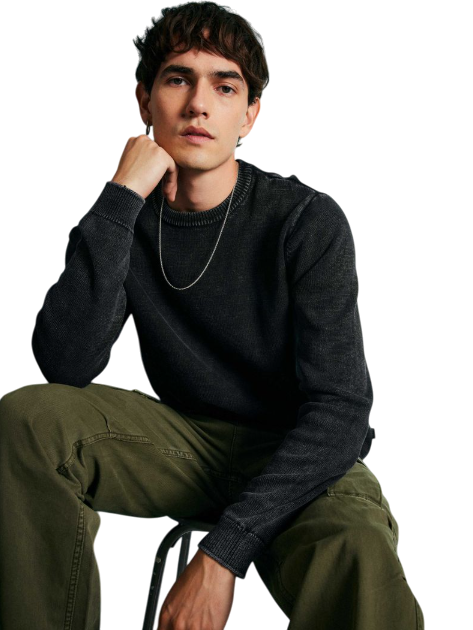 SWEATER FOSTER BASICO LAVADO