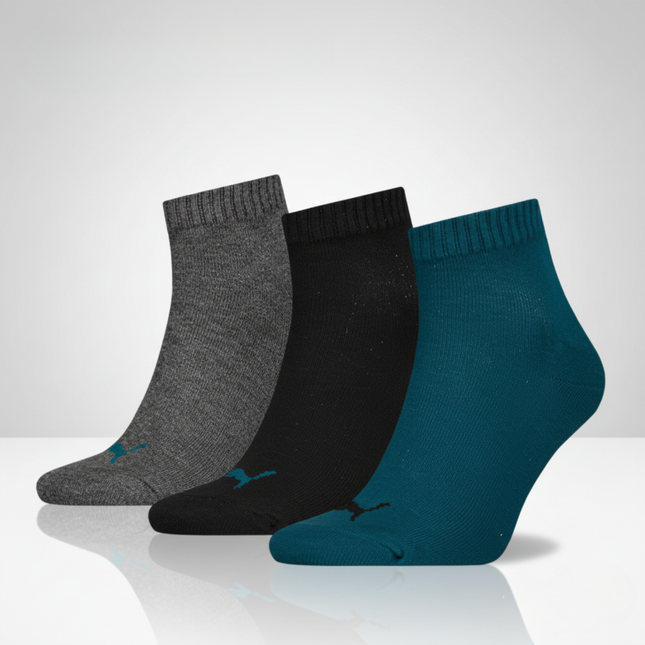 SOQUETE PUMA QUARTER PLAIN 3P
