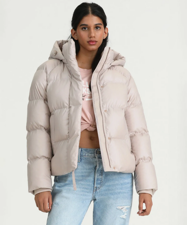 Parka LEVI'S parka mujer levi's en color beige