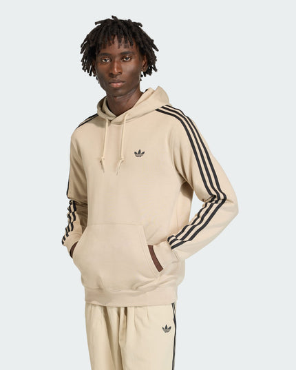 Polerón Adidas Originals 3S Hd en color caqui.