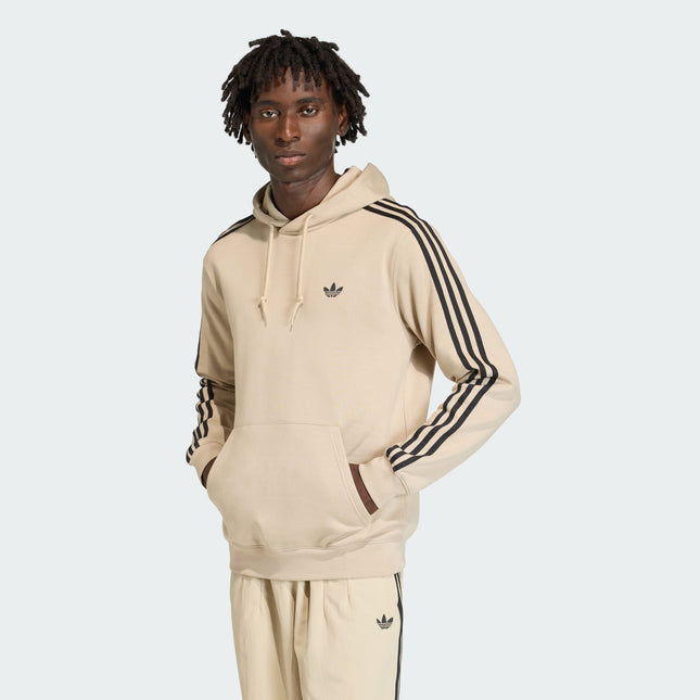 Polerón Adidas Originals 3S Hd en color caqui.
