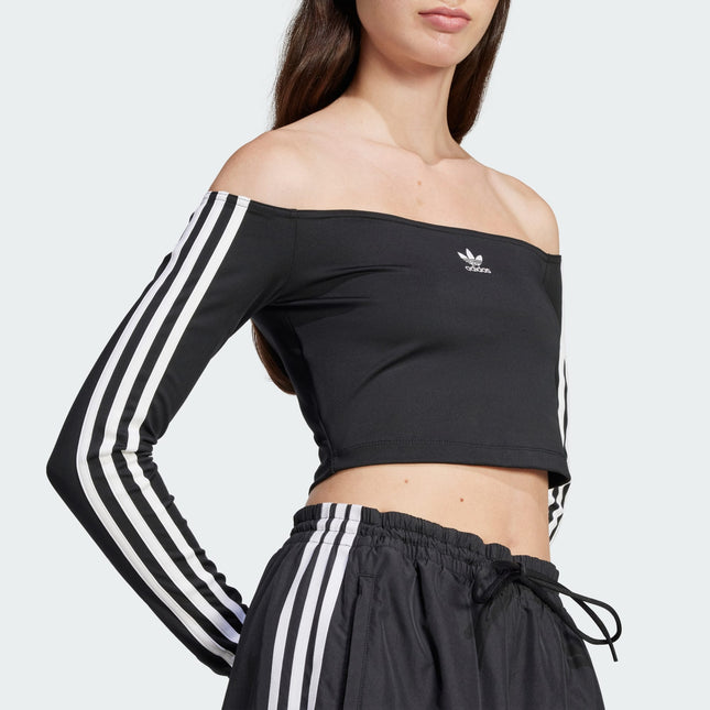 POLERA ADIDAS ORIGINALS OFFSHOULDER LS