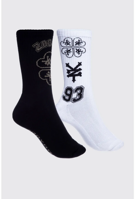 CALCETA ZOO YORK BIPACK LONG LUCKY