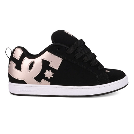 Zapatillas de mujer DC Shoes Court Graffik en color negro y rosa
