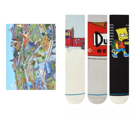 BOX STANCE THE SIMPSONS SET 3PP