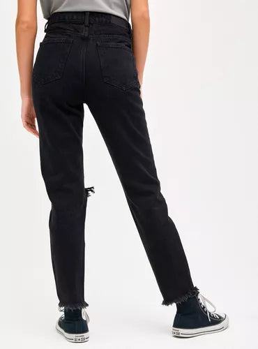 JEANS FOSTER WIDE LEG CON CORTES VINTAGE - MAWI