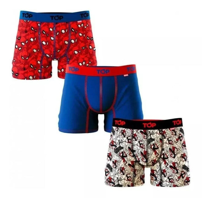 PACK 3 BOXER TOP COTTON LYCRA MARVEL