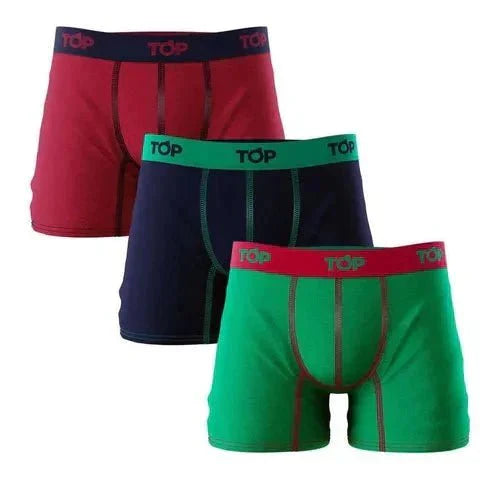 PACK 3 BOXER TOP MICROFIBRA
