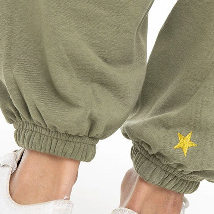 PANTALON DE BUZO CONVERSE METALLIC STAR