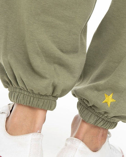 CONVERSE METALLIC STAR SWEATPANTS