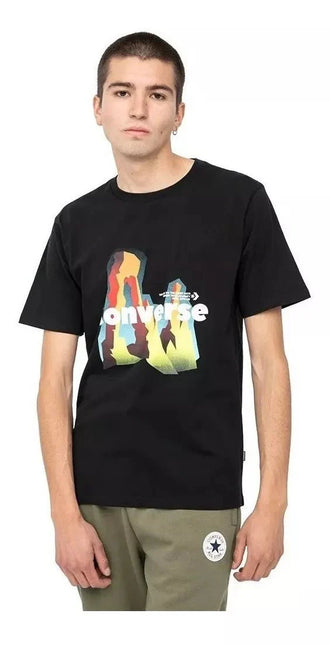 POLERA CONVERSE HYBRID WORLD