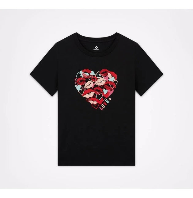 CONVERSE VALENTINE'S DAY HEART TEE T-SHIRT