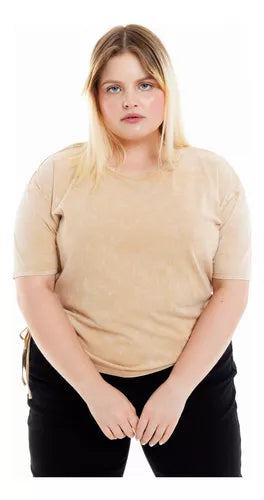 POLERA FOSTER LAVADA CON RECODIGO LATERAL - MAWI