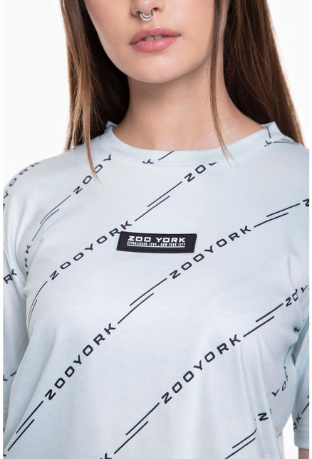 POLERA ZOO YORK M/C CROP QUANT