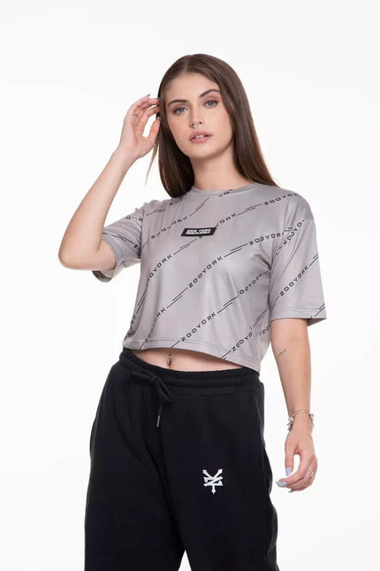 POLERA ZOO YORK M/C CROP QUANT