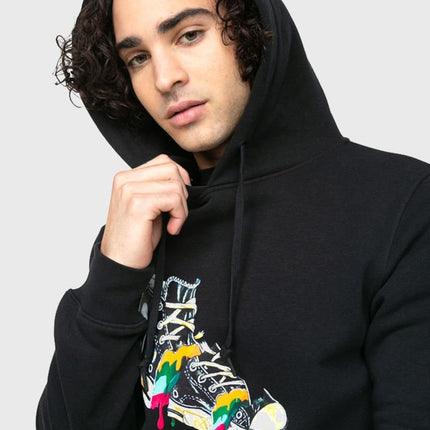POLERON CONVERSE MELTING CHUCK HOODIE